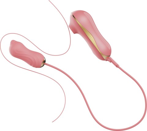 Zestaw Stymulator łechtaczki i dwa wibratory Zalo Unicorn Set Strawberry