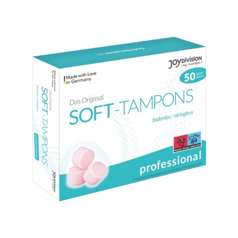 JoyDivision Soft-Tampons Normal Professional – ultramiękkie tampony do seksu, basenu i sportu, 50 szt.