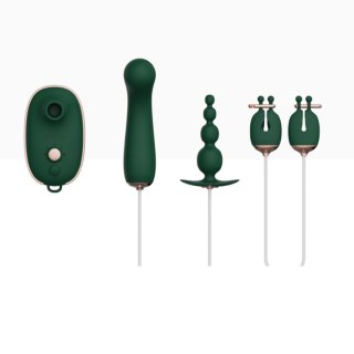 Qingnan Quartet Set - modułowy zestaw stymulatorów 4w1, zielony