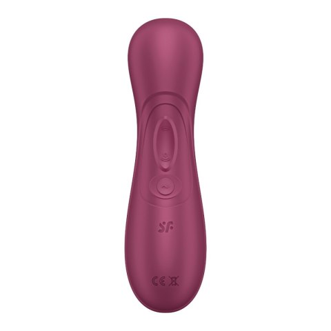 Stymulator łechtaczki Satisfyer Pro 2 Generation 3 Connect App Wine Red