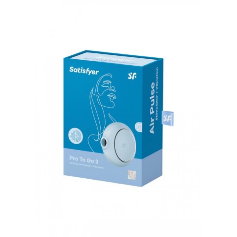 Stymulator łecztaczki Satisfyer Pro To Go 3 Blue