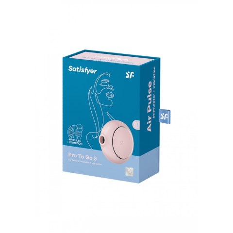 Stymulator łechtaczki Satisfyer Pro To Go 3 Rose