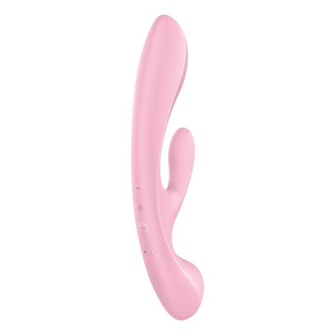 Wibrator masażer króliczek Satisfyer Triple Oh Pink