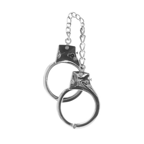 Kajdanki Taboom Silver Plated BDSM Handcuffs