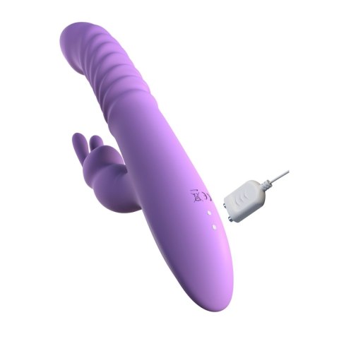 Wibrator silikonowy króliczek Fantasy for Her Her Thrusting Silicone Rabbit