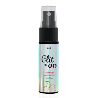Wibrator w sprayu. Stymulacja łechtaczki Intt Clit Me On Clitoral Spray Red Fruits 12 ml
