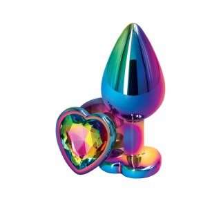 Korek analny NS Novelties Rear Assets Heart M Mulitcolor