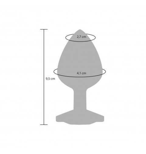 Plug analny TOYJOY Starlight Booty Jewel Large