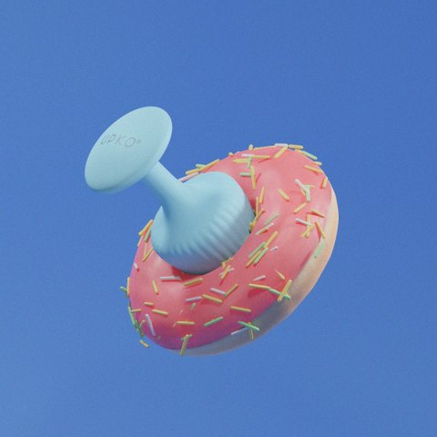 Zestaw trzech korków analnych Upko "The Mushroom" Butt Plugs Three-piece Set