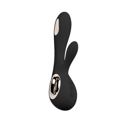 LELO Soraya Wave Black – wibrator króliczek z technologią WaveMotion™, czarny