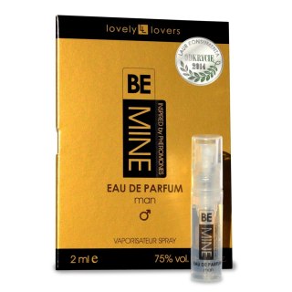 Perumy męskie z feromonami Lovely Lovers BeMINE Parfum for Man 2 ml