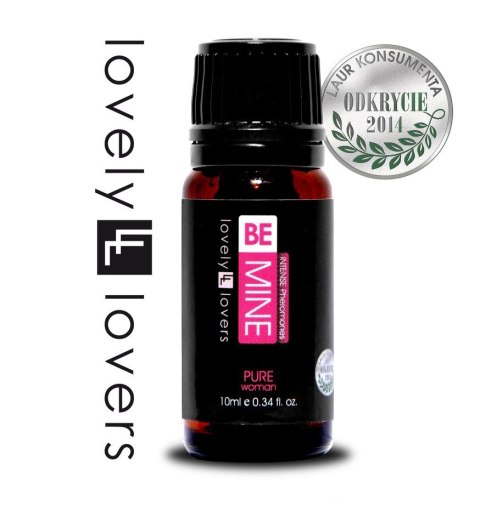 Bezwonne skoncentrowane feromony dla kobiet Lovely Lovers BeMINE Pure for Woman 10 ml