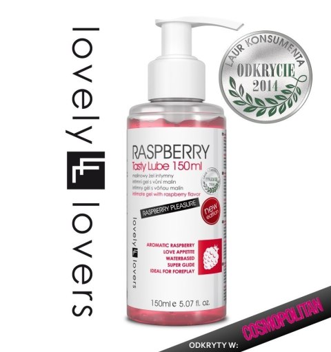 Żel oralny Lovely Lovers Raspberry Tasty Lube 150 ml