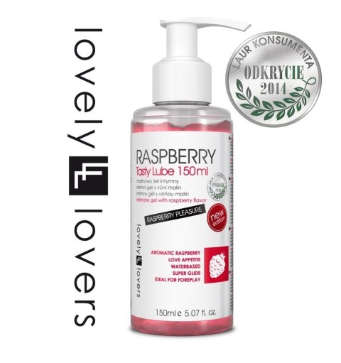 Żel oralny Lovely Lovers Raspberry Tasty Lube 150 ml