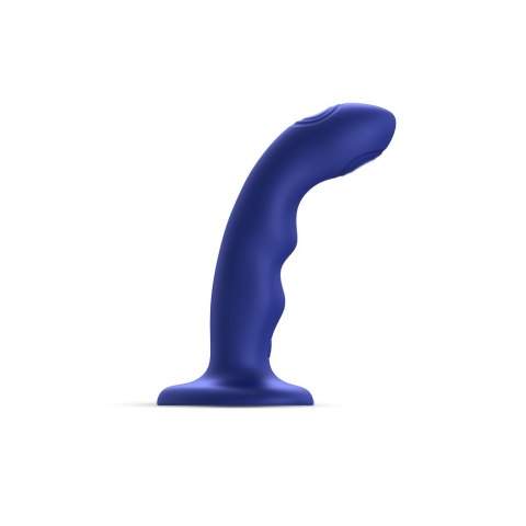 Wibrujący Strap-on-me Tapping Dildo Wave Night Blue
