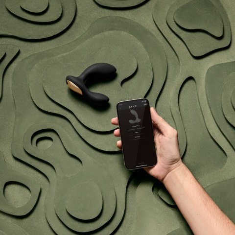 LELO Hugo 2 – czarny masażer prostaty z aplikacją i 16 trybami wibracji
