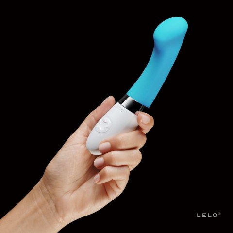 LELO Gigi 2 Turquoise Blue – aksamitnie gładka powierzchnia z silikonu klasy medycznej dla komfortu i bezpieczeństwa