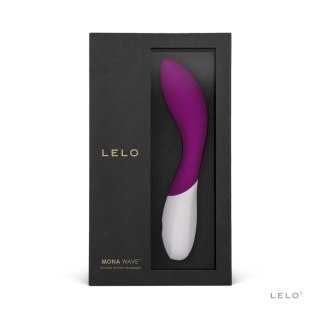 LELO Mona Wave Deep Rose – stymulator punktu G z technologią WaveMotion™, ciemny róż