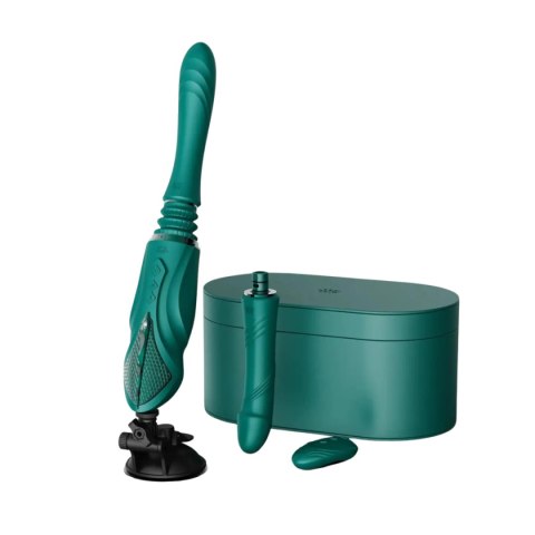 Sex maszyna Zalo SESH Compact Sex Machine Turquoise Green