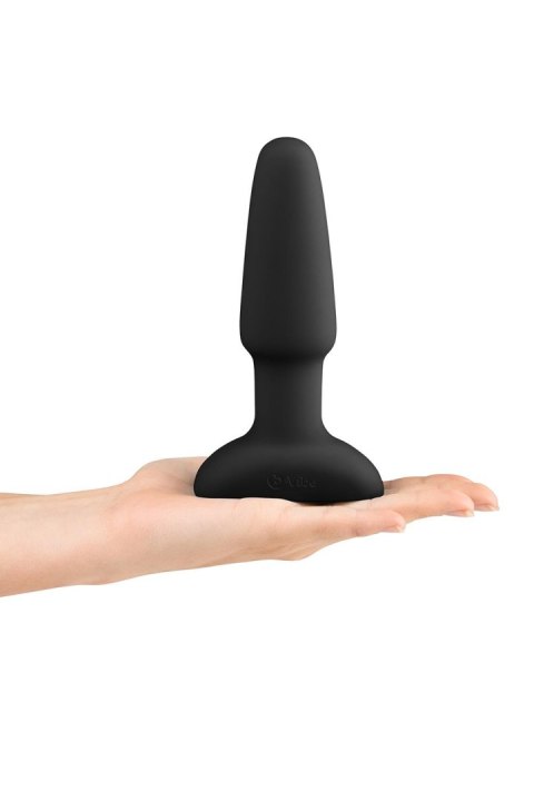 Obrotowy i wibrujący korek zdalnie sterowany B-VIBE RIMMING PLUG 2 BLACK