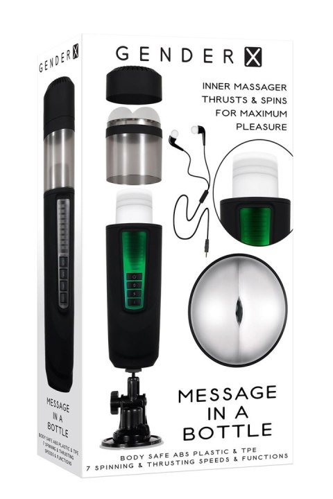 Masturbator GENDER X MESSAGE IN A BOTTLE