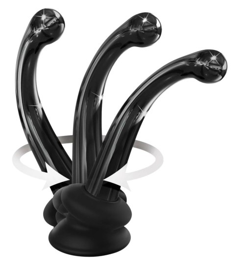 Ekskluzywne Szklane Dildo Z Podstawką - Icicles