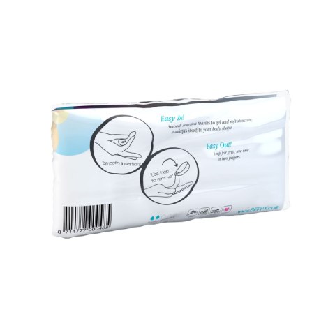 Beppy Soft & Comfort Wet – nawilżane tampony bez sznurka (4 szt.)