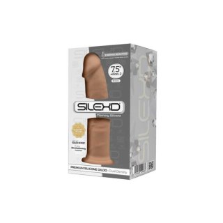 Silexd Silikonowe Dildo Model 2 19 cm Carmel