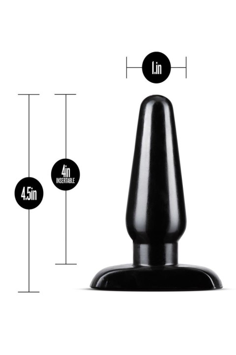 BLUSH ZESTAW KORKÓW ANAL ADVENTURES BASIC PLUG KIT BLACK