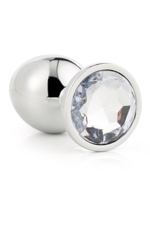 DREAMTOYS KOREK ANALNY GLEAMING LOVE SILVER PLUG MEDIUM