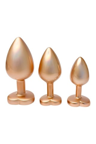 DREAMTOYS ZESTAW KORKÓW GLEAMING LOVE PEARL GOLD PLUG SET