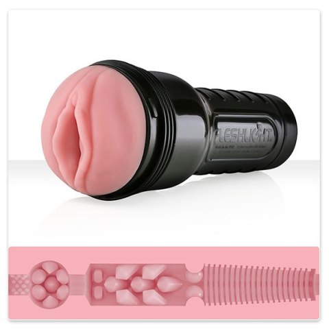Klasyczna tuba masturbacyjna z wyjątkową teksturą wewnętrzną Fleshlight Pink Lady Destroya