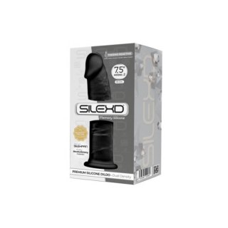Silexd Silikonowe Dildo 19 cm Black