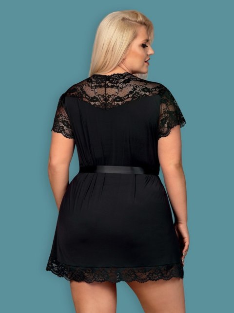 Szlafrok czarny L/XL 810-PEI-1