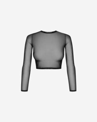 Krótki top z siateczki Promees Sally L