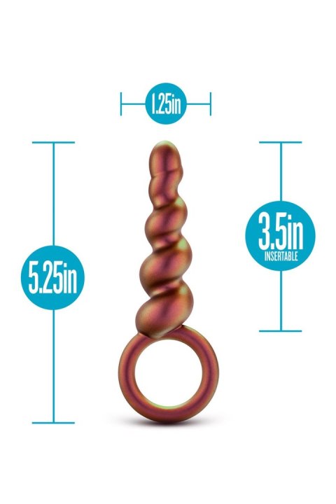 BLUSH ANAL ADVENTURES MATRIX SPIRAL LOOP PLUG COPPER