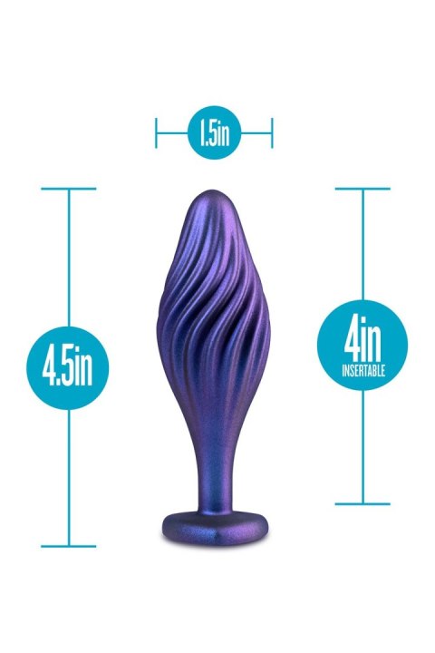 BLUSH ANAL ADVENTURES MATRIX SWIRLING BLING PLUG SAPPHIRE