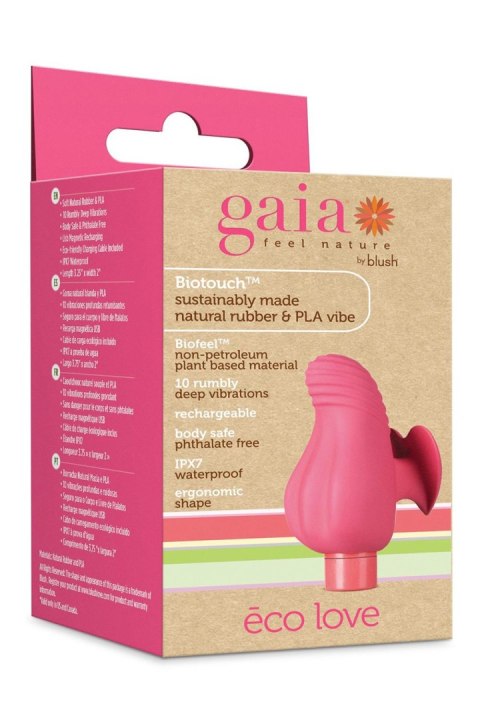 BLUSH STYMULATOR ŁECHTACZKI GAIA ECO LOVE CORAL