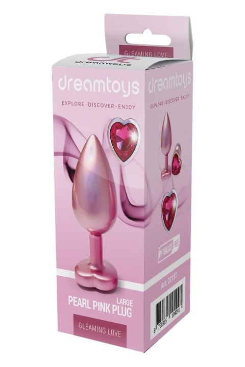 DREAMTOYS KOREK ANALNY GLEAMING LOVE PEARL PINK PLUG LARGE