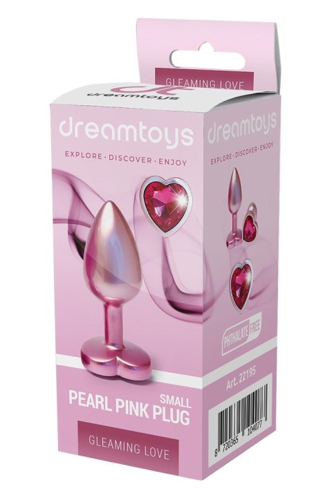 DREAMTOYS KOREK ANALNY GLEAMING LOVE PEARL PINK PLUG SMALL