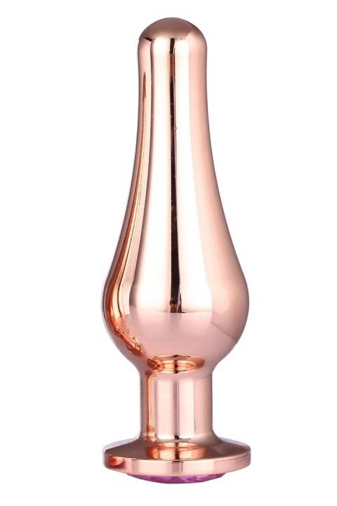 DREAMTOYS KOREK ANALNY GLEAMING LOVE ROSE GOLD PLEASURE PLUG L