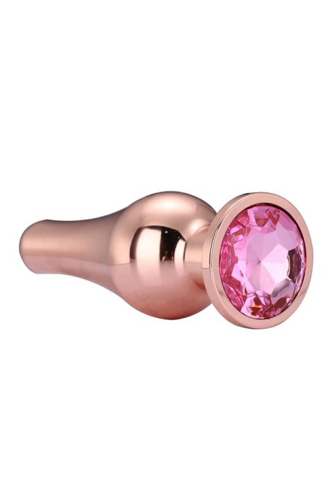 DREAMTOYS KOREK ANALNY GLEAMING LOVE ROSE GOLD PLEASURE PLUG L