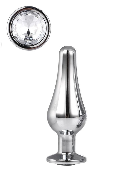 DREAMTOYS KOREK ANALNY GLEAMING LOVE SILVER PLEASURE PLUG S