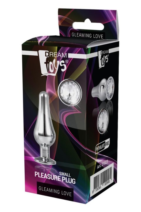 DREAMTOYS KOREK ANALNY GLEAMING LOVE SILVER PLEASURE PLUG S