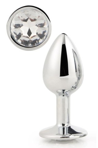 DREAMTOYS KOREK ANALNY GLEAMING LOVE SILVER PLUG SMALL