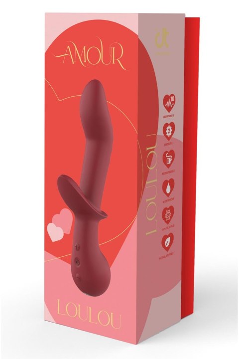 DREAMTOYS WIBRATOR AMOUR FLEXIBLE G-SPOT DUO VIBE LOULOU