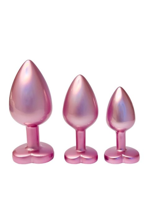 DREAMTOYS ZESTAW KORKÓW GLEAMING LOVE PEARL PINK PLUG SET