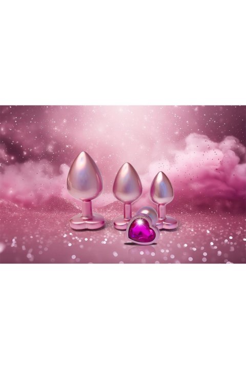 DREAMTOYS ZESTAW KORKÓW GLEAMING LOVE PEARL PINK PLUG SET