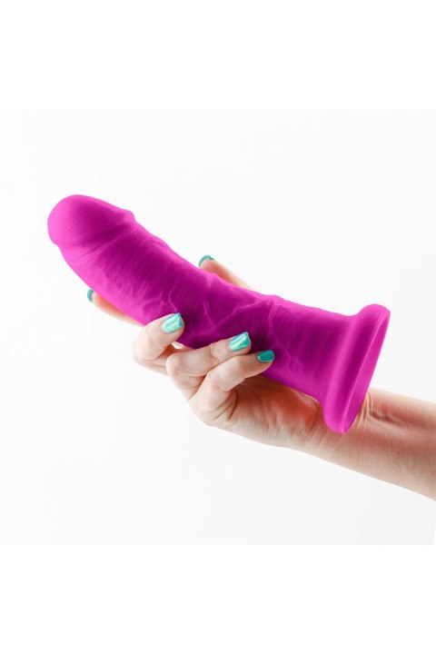 NS NOVELTIES COLOURS DUAL DENSITY 7 INCH GIRTH DILDO PURPLE