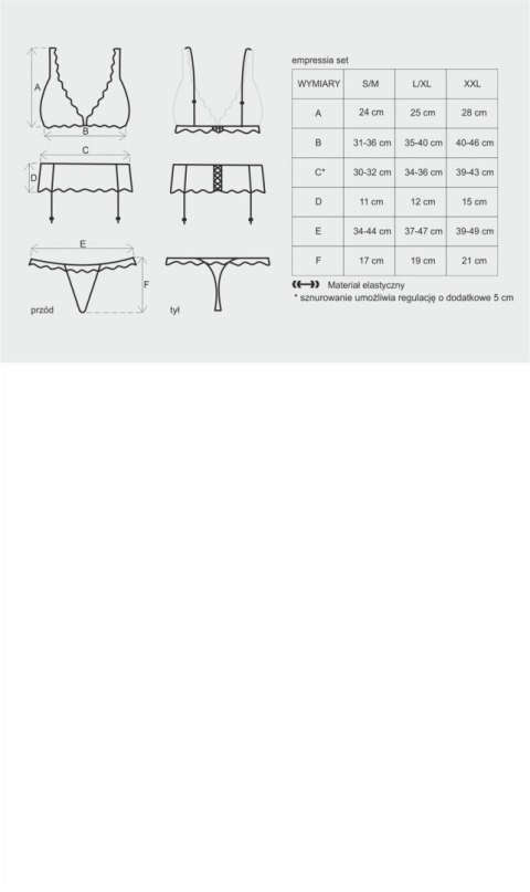 Emperita komplet S/M